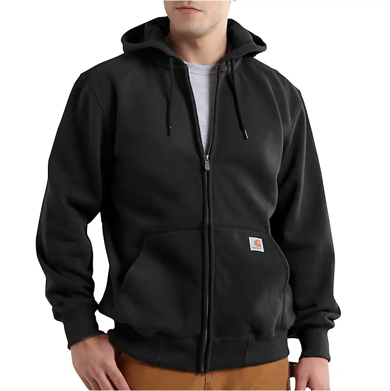 Carhartt - Sudadera de hombre gruesa de ajuste holgado Rain Defender con cremallera completa - 100614