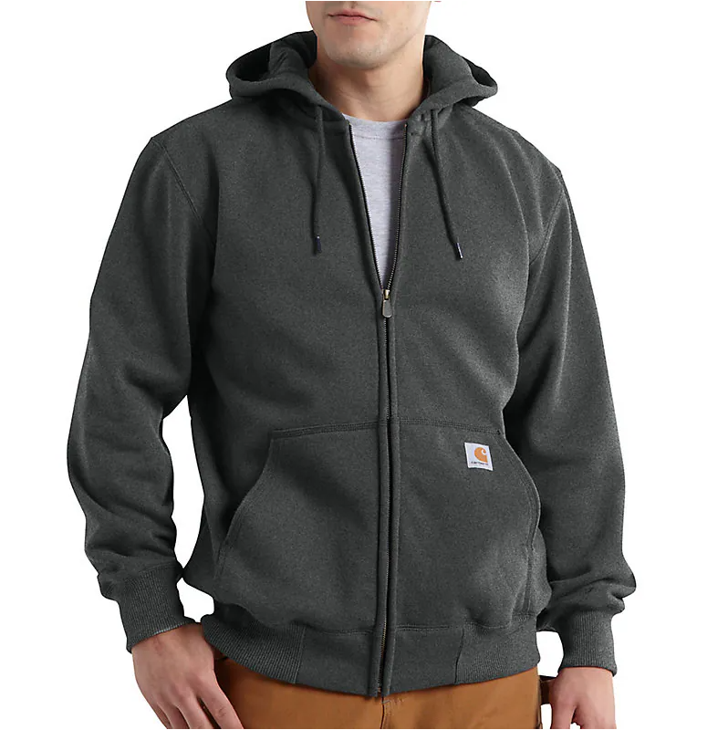 Carhartt - Sudadera de hombre gruesa de ajuste holgado Rain Defender con cremallera completa - 100614