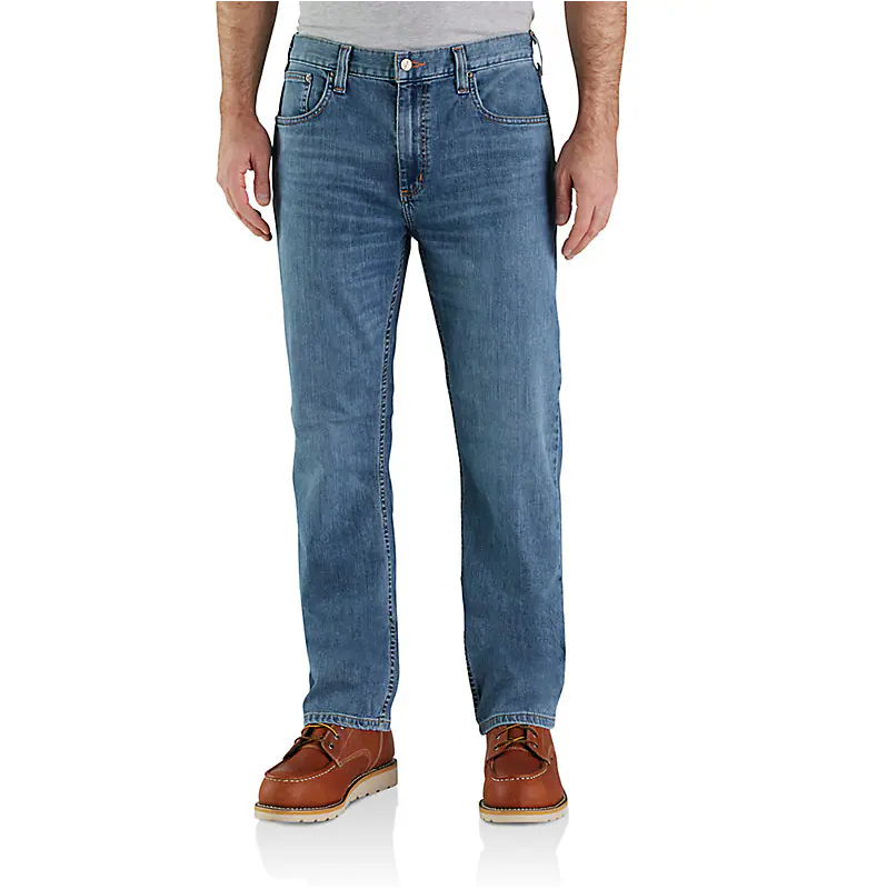 Carhartt - Pantalón vaquero de 5 bolsillos Rugged Flex de corte relajado para hombre - 102804