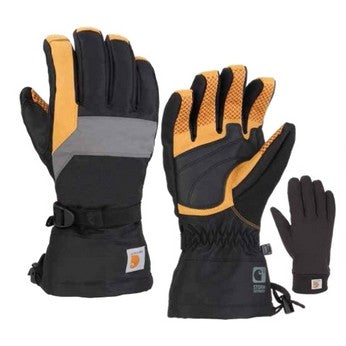 Carhartt - Men's Storm Defender Insulated Gauntlet Glove + Liner Combo - A726
