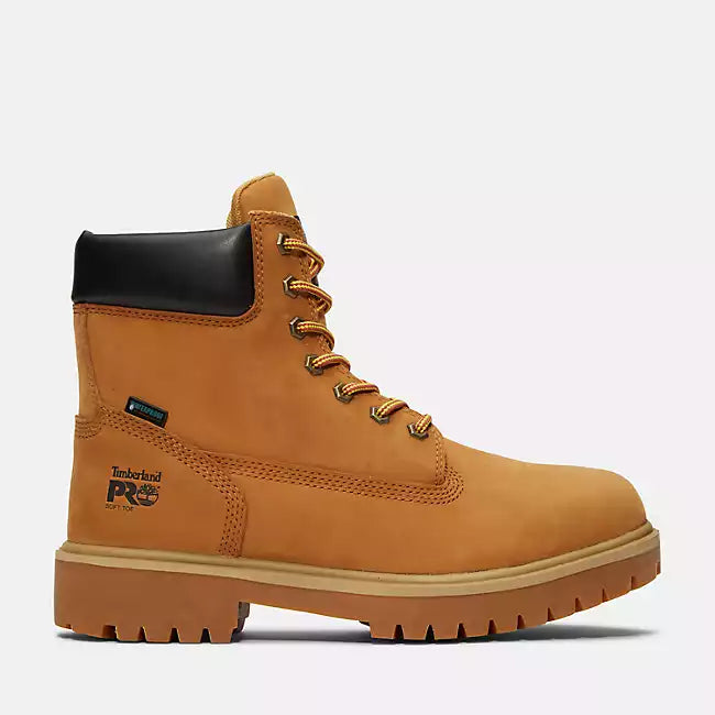 Timberland Pro - Bota de trabajo de trigo con punta de acero y 6" de sujeción directa para hombre - TB065016