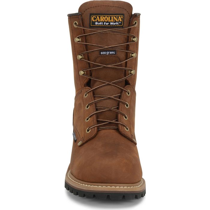 Carolina - Bota de trabajo Logger impermeable con aislamiento de 8" para hombre - CA4821