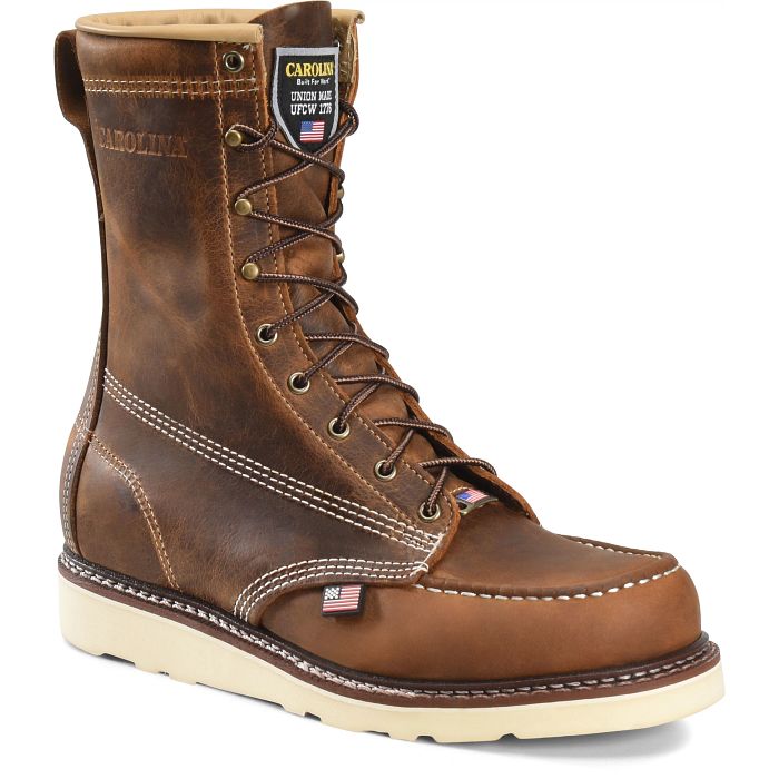 Carolina - Bota de trabajo AMP USA de 8" con punta mocasín - CA8012