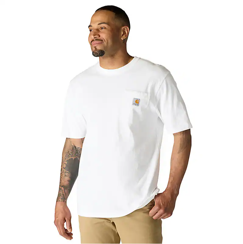 Carhartt - Men’s Loose Fit Heavyweight Short Sleeve Pocket T-Shirt - K87