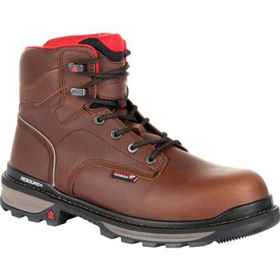 Rocky - Bota de trabajo impermeable de 6" Rams Horn para hombre - RKK0259