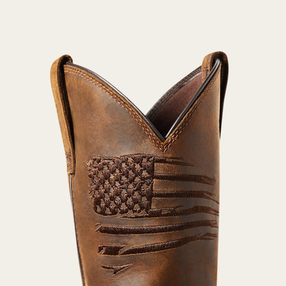Ariat - Botas de trabajo WorkHog XT Patriot H20 con puntera de carbono y cierre sin cordones, para hombre, 28 cm - A10036002